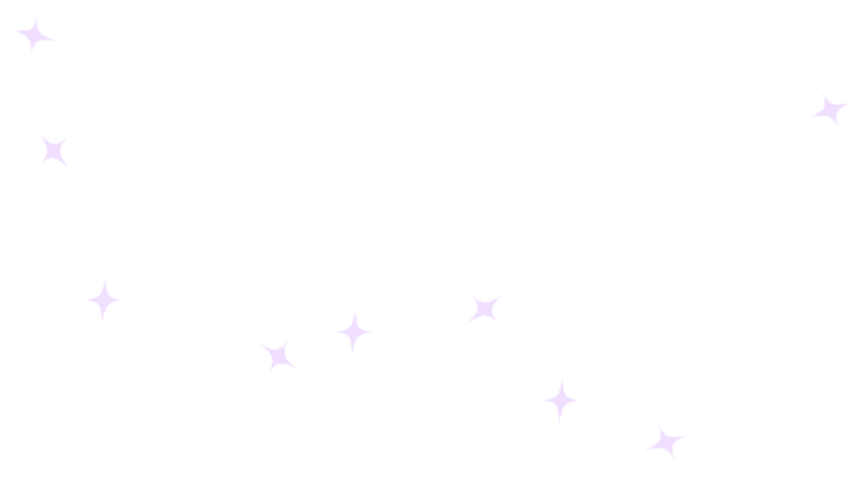 &Eacute;toiles blanches dispers&eacute;es sur fond vert.