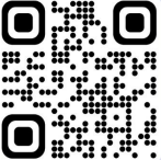 Code QR en noir et blanc.
